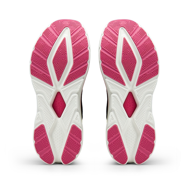 [Cloud Walker] Women's Athleisure Sneakers - BLACK/YELLOW/HOT PINK - 4